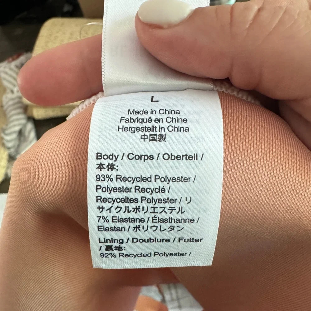 J.CREW‎ NWT Textured curved-waist cheeky bikini bottom white Size L - Picture 6 of 6